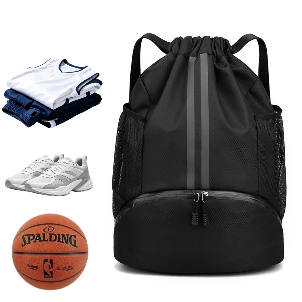 Sports Equipment Bag - Mochila esportiva com cordão, bolsa leve