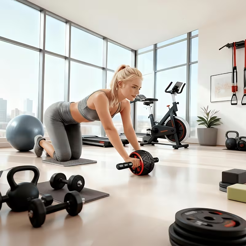 Roda Abdominal e Tapete para J - Sports Equipment Names avaliação e preço
